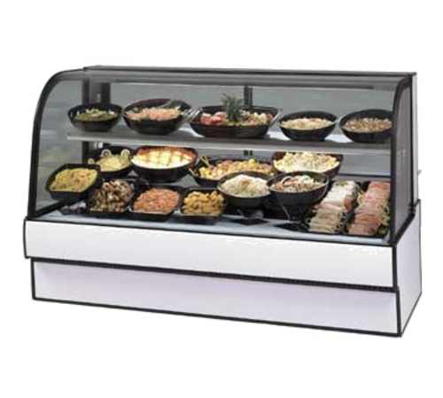 Federal Industries CGR7748CD 77.13"W Curved Glass Refrigerated Deli Case