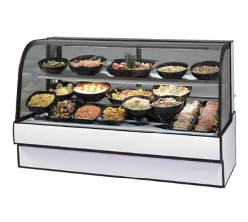 Federal Industries CGR7748CD 77.13"W Curved Glass Refrigerated Deli Case