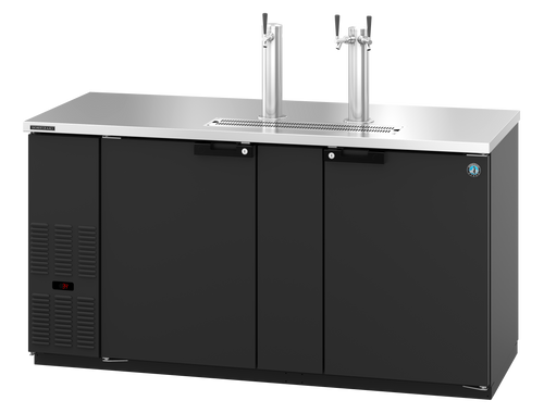 Hoshizaki DD69 69.5" Two-Section Solid Door Draft Beer Cooler