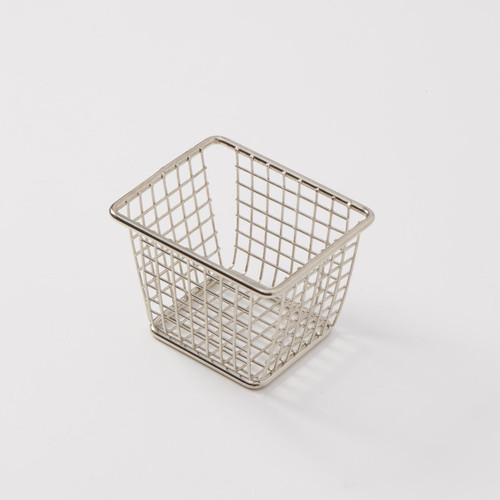 American Metalcraft FBSR43 Stainless Steel Rectangular Snack and Fry Basket