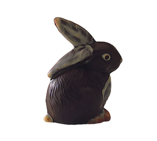 Matfer Bourgeat 382012 Chocolate Mold Textured Rabbit 5"L x 3.5" W Polycarbonate