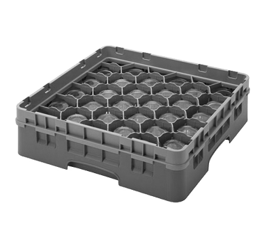 Cambro 30S318119 Camrack Glass Rack With Soft Gray Extender - 5 Cases