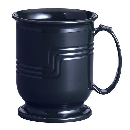 Cambro MDSM8110 8 Oz. Polypropylene Black The Shoreline Collection Mug - 48/Case