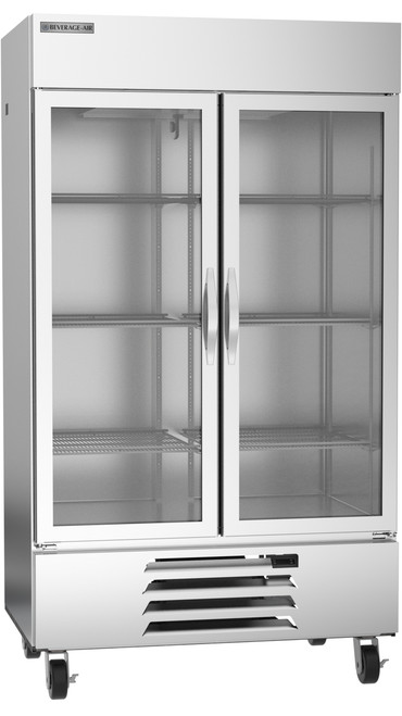 Beverage Air HBF44HC-1-G 47" W Two-Section Glass Door Reach-In Horizon Series Freezer - 115 Volts