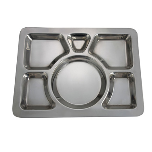 Winco SMT-1 15.5"W Rectangle Stainless Steel Mess Tray