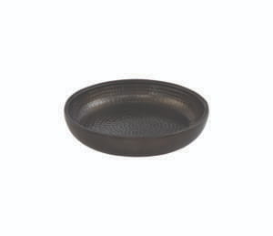 American Metalcraft ADSEAB12 12" 80 Oz. Aluminum Black Round Seafood Tray