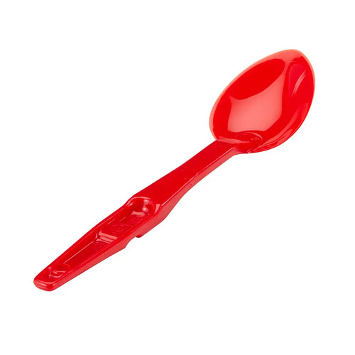Cambro SPO13CW404 13" Red Polycarbonate Deli Spoon - 12/Case