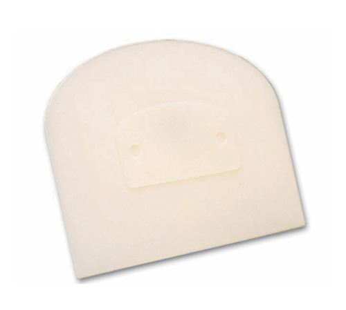 Matfer Bourgeat 112840 Dough Scraper 4-3/4"L x 3-3/4"W Straight Cut Multi-Purpose Polyamide