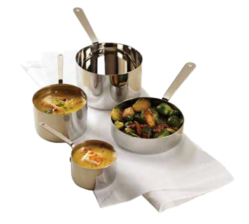 American Metalcraft SHSP32 3.5 Dia. Stainless Steel Mini Sauce Pot