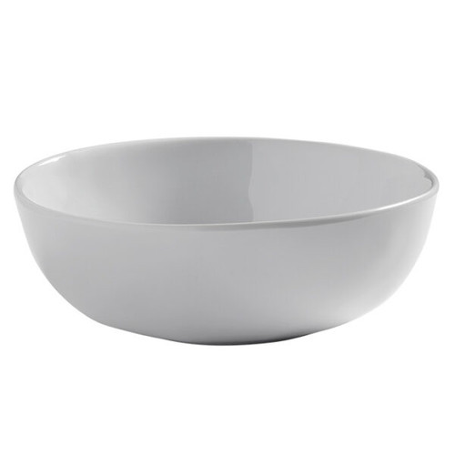 American Metalcraft CBL32CL 7.13" 32 Oz. Plastic White Round Bowl