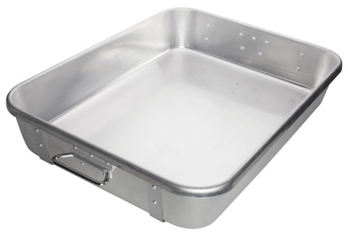Winco ALRP-1824 24" x 4.5" Double Roast Pan