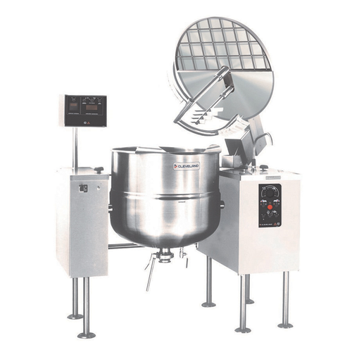 Cleveland MKDL150T 150 Gallon 2/3 Steam Jacket Design Kettle/Mixer - 208-240V