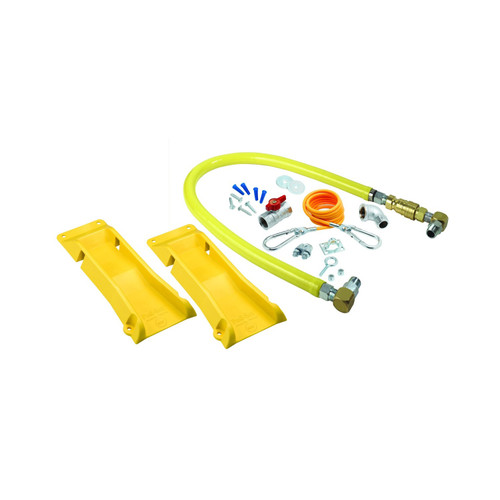 T&S Brass HG-4D-48SK-PS Safe-T-Link Gas Connector Kit 0.75" Connection 48"