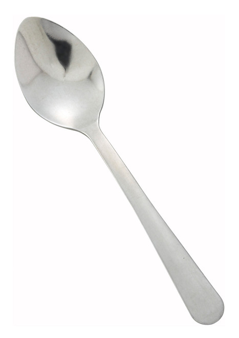 Winco 0002-09 4-5/8" 18/0 Stainless Steel Demitasse Spoon (Contains 1 Dozen)