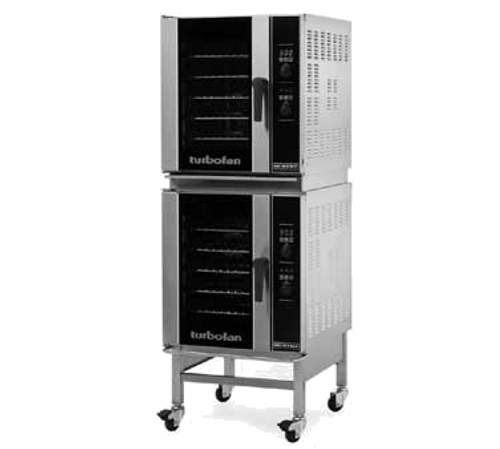 Moffat E33D5 Doublestack casters Turbofan Stacked Electric Convection Oven (2 each E33D5 + 1 each DSKE33C)