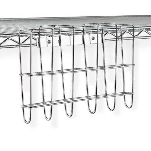 Metro Ph1239C Super Erecta File Basket 2-5/8" x 12-3/4" Chrome Plated Holds Standard-Size File Folders