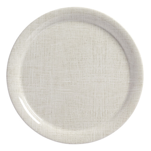 American Metalcraft DPN9LN 9" Plastic White Round Plate