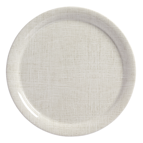 American Metalcraft DPN9LN 9" Plastic White Round Plate