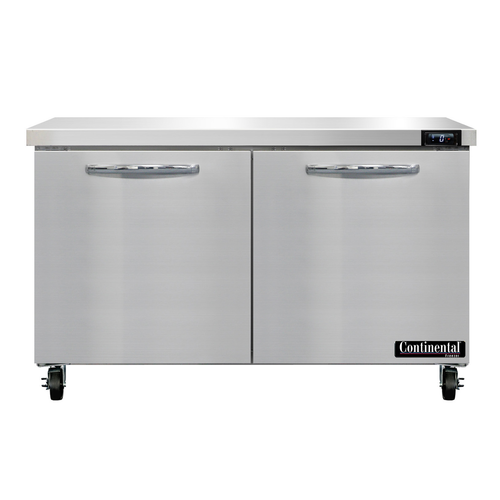 Continental Refrigerator SWF48N 48"W Two-Section Work Top Freezer