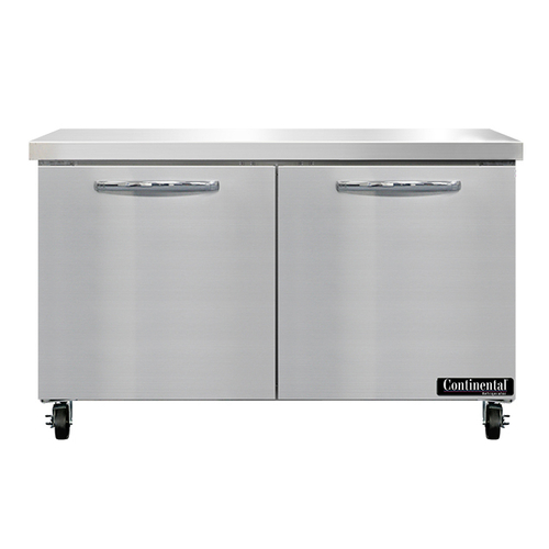 Continental Refrigerator SWF48N 48"W Two-Section Work Top Freezer