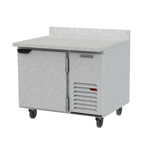 Beverage Air WTR41AHC 41"W One-Section One Door Worktop Refrigerator Backsplash