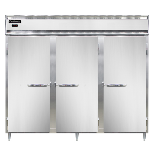 Continental Refrigeration DL3WE-PT Designer Line Heated Cabinet Reach-In 85"