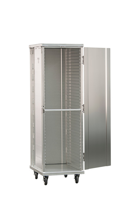 New Age 1290 68"H 40 Sheet Pan Rack Enclosed Cabinet with HD Base
