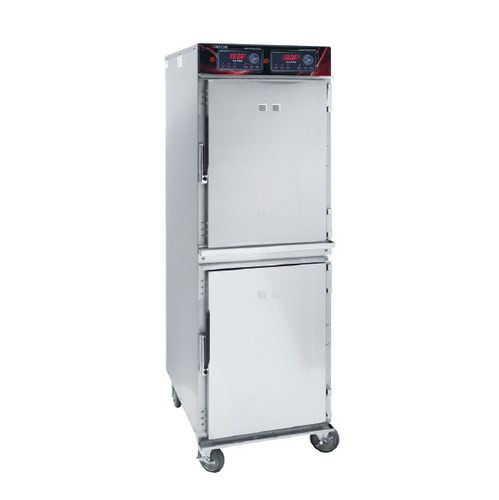 Cres Cor 1200CHSS2DE 26.63" W All Stainless Steel Radiant Full Height Solid State Controls Mobile Cook-N-Hold Cabinet - 208/240 Volts