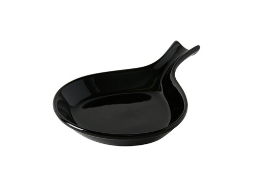 Tuxton BBP-100 12 Oz. Ceramic Black Fry Pan Server (1 Dozen)