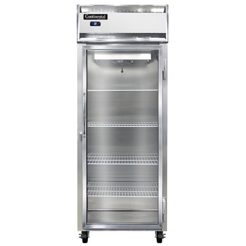 Continental Refrigerator 1RESNSSGD 28.5" W One-Section Glass Door Reach-In Extra-Wide Refrigerator