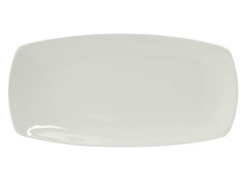 Tuxton BPH-161H Porcelain Porcelain White Rectangular Plate (1 Dozen)