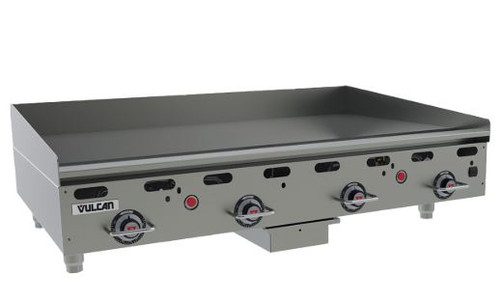 Vulcan MSA36-LP 36" W Stainless Steel Liquid Propane Countertop Heavy Duty Griddle - 81,000 BTU