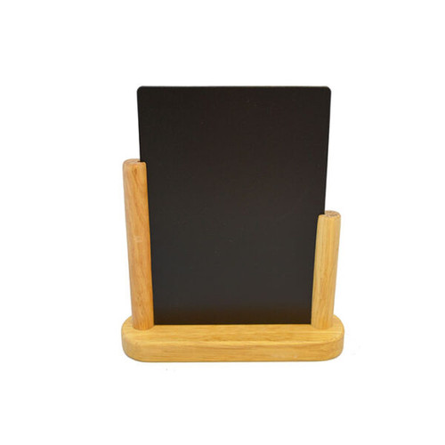 American Metalcraft ELEBSM 4" W Double Sided Natural Wood Securit Table Top Board
