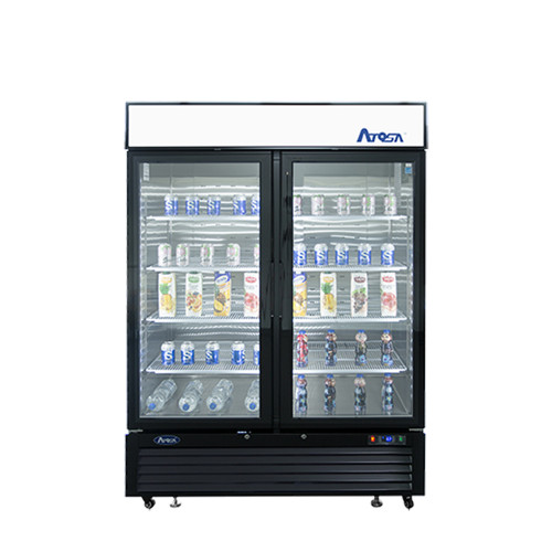 Atosa MCF8723GR 43.8 Cu. Ft. Hinged Door Refrigeration Merchandiser - 115 Volts