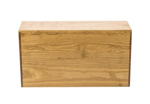 Cal-Mil 166-11-99 20-1/2"W x 7"D x 11"H Rectangle Wood Madera Display Crate/Riser