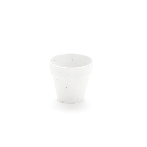 American Metalcraft MELPOTC2
 2-3/4"
 2 oz
 Plastic
 Off White
 Round
 Terra Cotta Pot