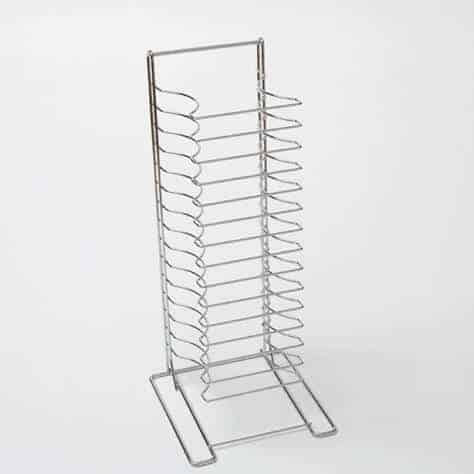 American Metalcraft 19029 15 Shelves Chrome Plated Steel Pizza Pan Rack