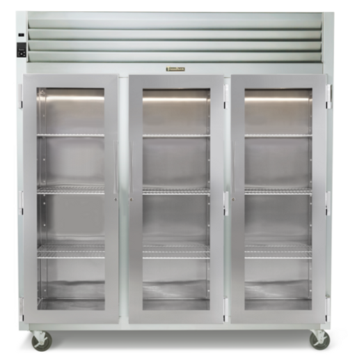 Traulsen G32012 76.31" W Three-Section Glass Door Dealer'S Choice Display Dealer's Choice Display Refrigerator