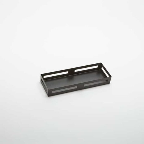 American Metalcraft BR15 14.63" L x 5.13" W x 2" H Rectangular Black Stainless Steel Multi Function Riser