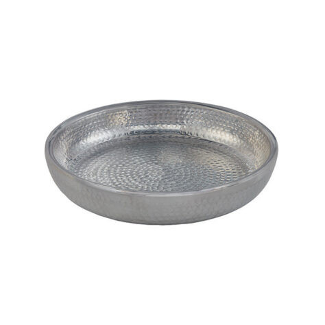 American Metalcraft ADSEAS14 14" 128 Oz. Aluminum Silver Round Seafood Tray