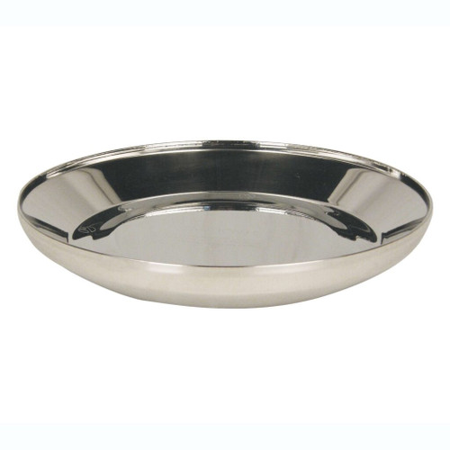 Lakeside 7504 Safe-Rim 9.33" Dia. Stainless Steel 20 Gauge Round Pellet
