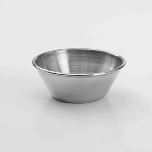 American Metalcraft B34 3" 3 Oz. Stainless Steel Sauce Dish
