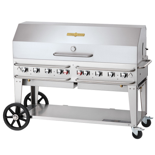 Crown Verity CV-RCB-60-1RDP-SI-BULK 69" Series Grill - 129,000 BTU
