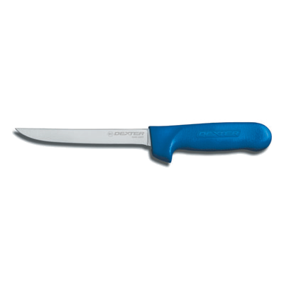 Dexter 1563 6" White Sani-Safe Boning Knife with Polypropylene Handle