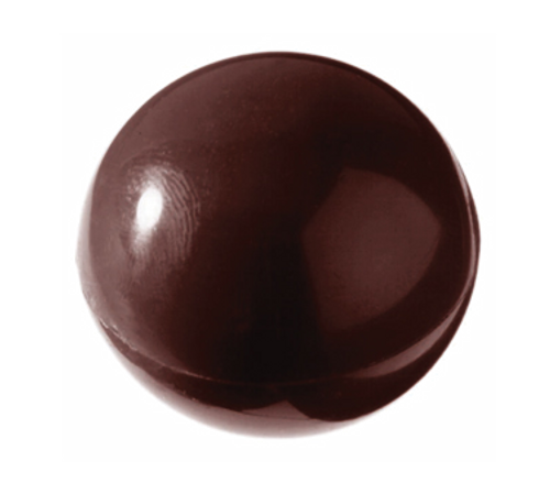 Matfer Bourgeat 380148 Chocolate Mold Half Spheres Large 0.75" H x 1.5" Dia. Polycarbonate