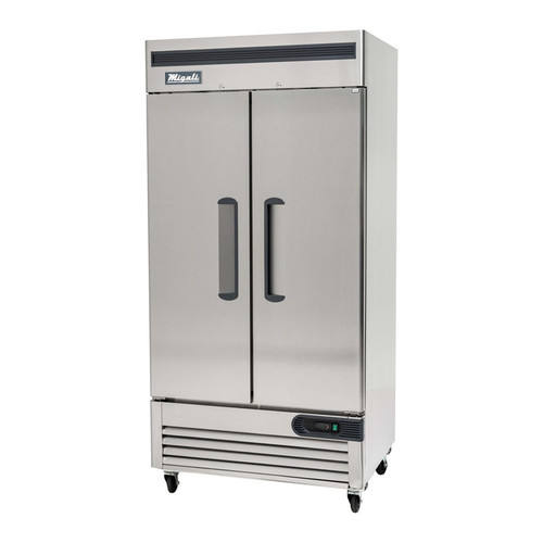 Migali C-2RB-35-HC 39.5" W Two-Section Reach-In Refrigerator