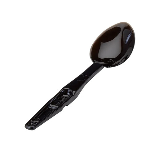 Cambro SPO13CW110 13" Black Polycarbonate Deli Spoon - 12/Case