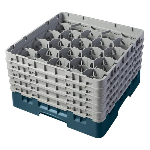 Cambro 20S958414 Camrack Glass Rack With (5) Soft Gray Extenders - 2 Cases