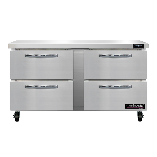 Continental Refrigerator SWF60N-D 60"W Two-Section Work Top Freezer