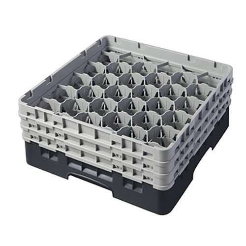 Cambro 30S638110 Camrack Glass Rack With (3) Soft Gray Extenders